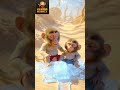 Monkey and his little one struggles to find the Ice scene🔔🎁😄 #ai #how #laughingmonkey