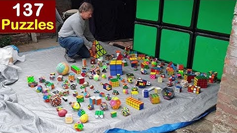 137 of my custom made Twisty Puzzles : Rubik