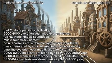 part 2, mid evolution stone punk city civilization,‎ 2000-4000 evolution year, full HD, +music