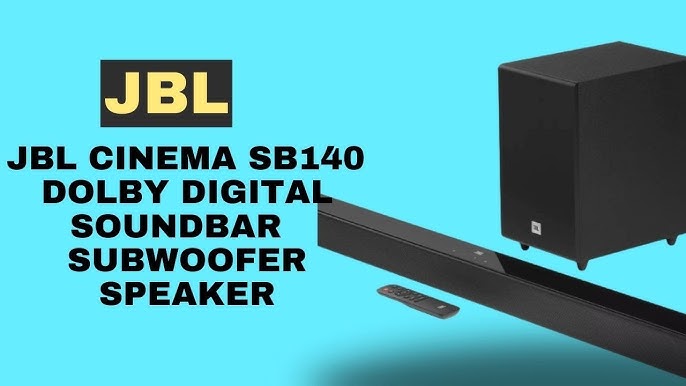 Barra de Sonido JBL Cinema SB160 2.1 + Subwoofer Inalámbrico