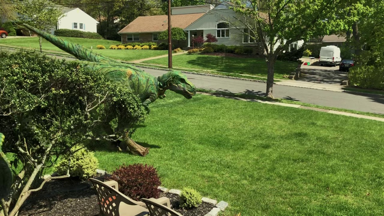 Yard Dinosaurs - YouTube