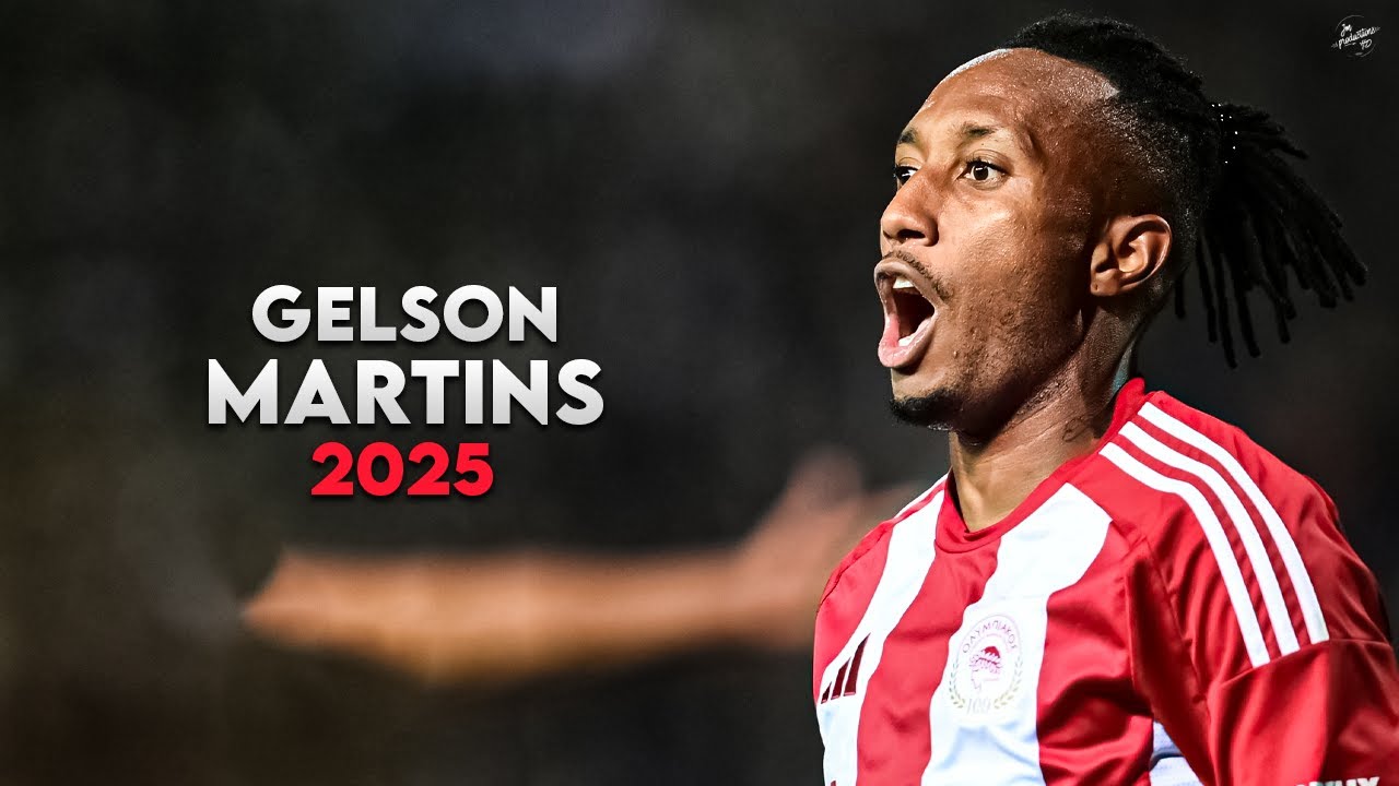Gelson Martins 2025 - Crazy Skills, Assists & Goals - Olympiacos | HD