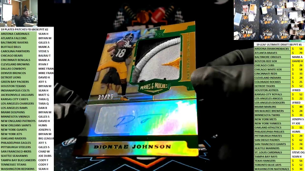 Major League Cardz Live Stream Box & Case Sports Card Breaks YouTube