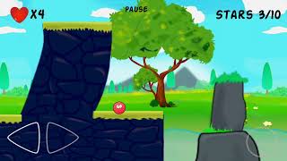 Forest Levels🤝 / Red Ball Return: Bounce Ball Jump / Part 10 screenshot 3