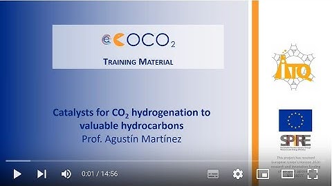 eCOCO2 - Catalysts for CO2 hydrogenation to valuable hydrocarbons - Training material (CSIC)