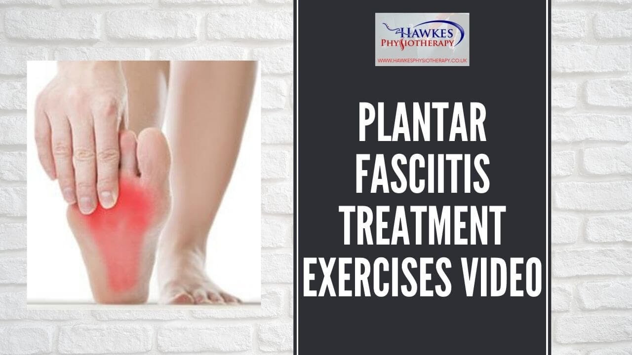 Plantar fasciitis treatment exercises video - YouTube