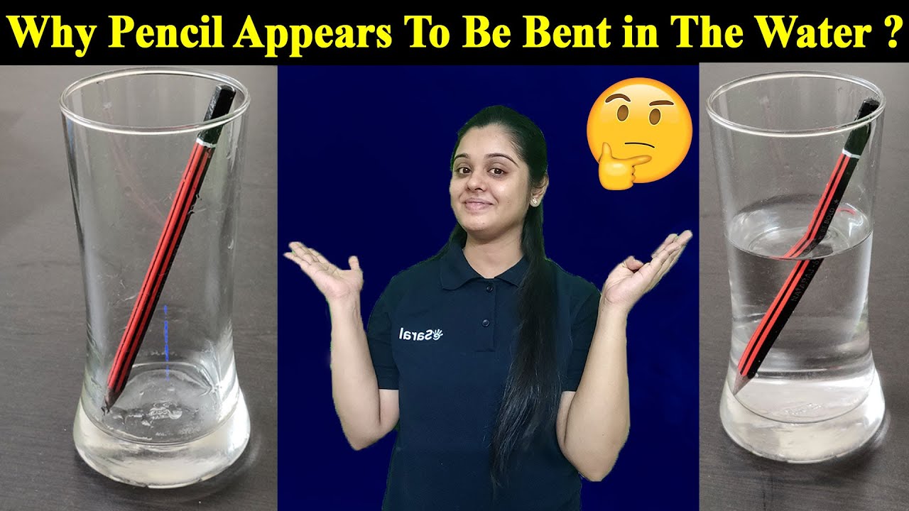 Refraction of Light Why pencil appears to be Bent in the Water