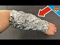 Wrap aluminum foil around your arm and watch what happensgenius