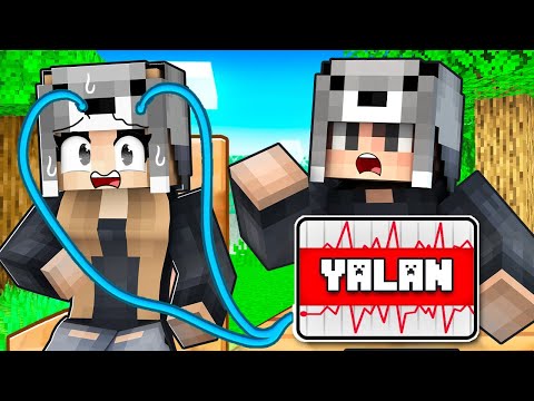 SEVGİLİMİ YALAN MAKİNESİNE BAĞLADIM😱 - Minecraft