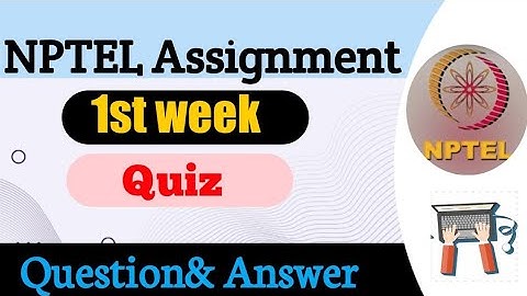 Nature and Properties Of Materials || NPTEL Answer ! 1st Week Question Answer 🔥 #nptel #iitkanpur