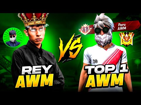 👑 REYES DEL AWM se ENFRENTAN en un PVP ☠️🔥 *LEGENDARIO* FREE FIRE