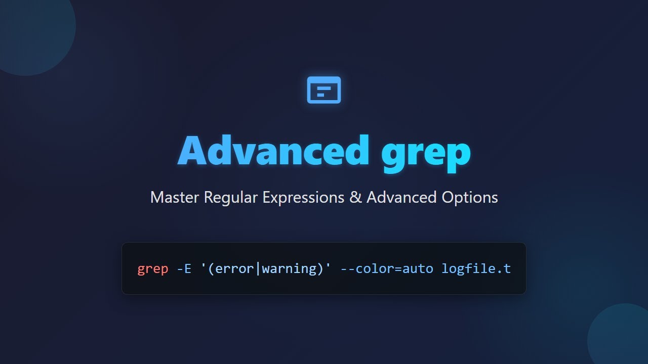 Mastering grep: Advanced Command Line Text Searching with Regex