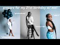 prepare w/ me for my 21st birthday &amp; vacay trip! |  photoshoot, appts, shopping + new piercing, etc