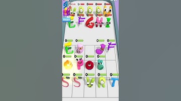 Alphabet Merge Monster Lore, Number Lore, New Alphabet Lore #gaming #merge