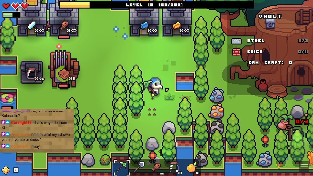 Building 2 Vaults On Day 4: Magzie's 6 Days In Forager!