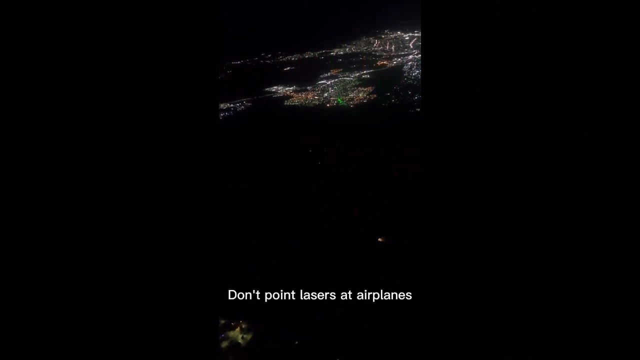 Pointing Laser At Plane