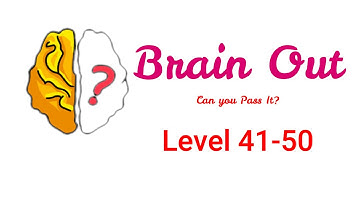 Brain Out Game Level 41-50