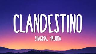 Shakira, Maluma - Clandestino (Letra\\Lyrics)