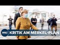 BUNDES-NOTBREMSE: Kritik am verschärften Corona-Plan von Kanzlerin Merkel ebbt nicht ab I WELT News