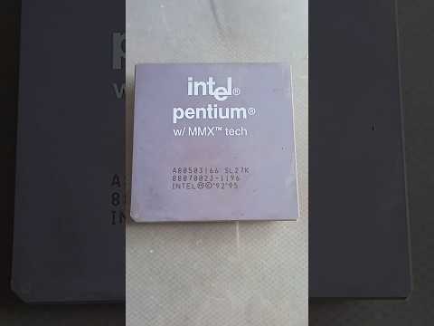 процессор intel Pentium w MMX tach