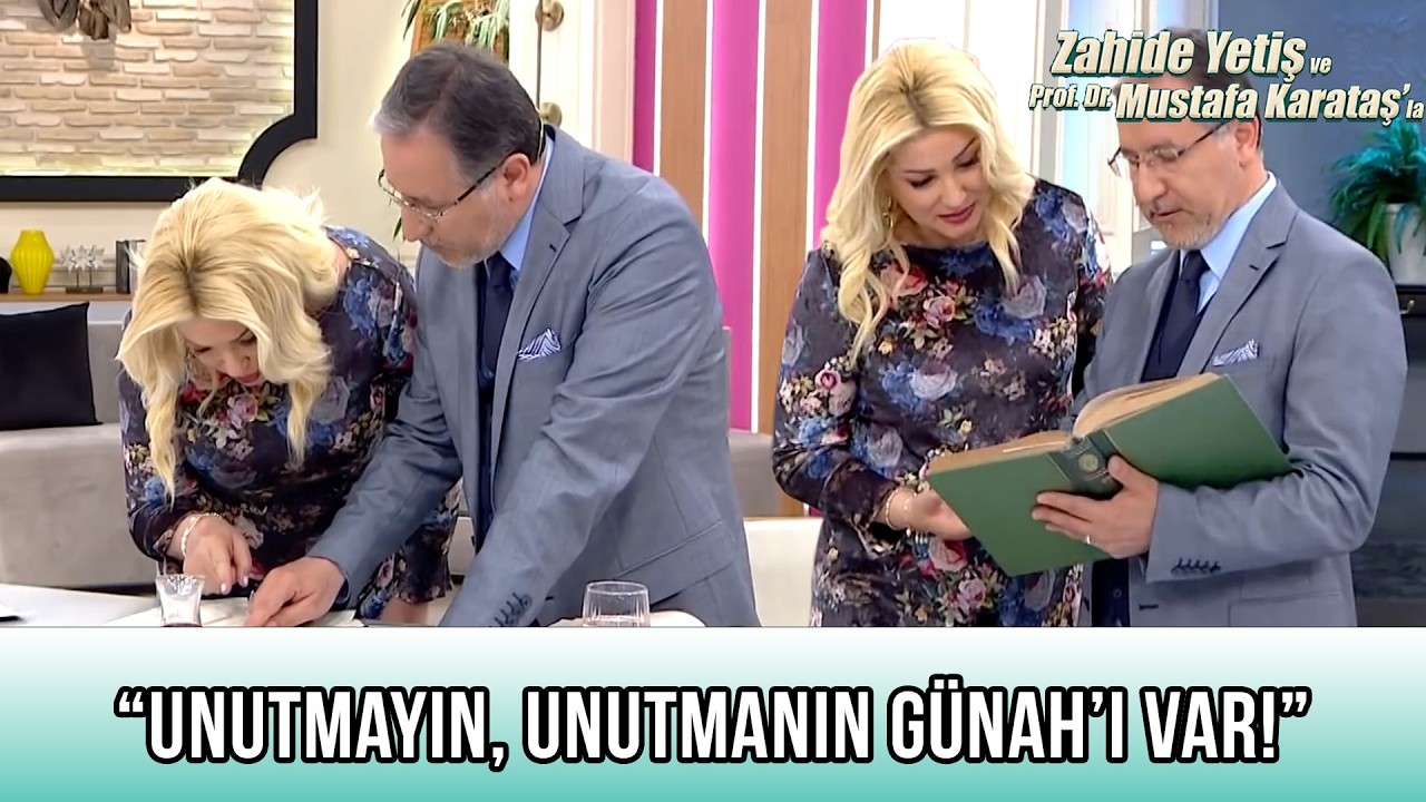 Zahide Yetiş canlı yayında Kur’an-ı Kerim okuyor!