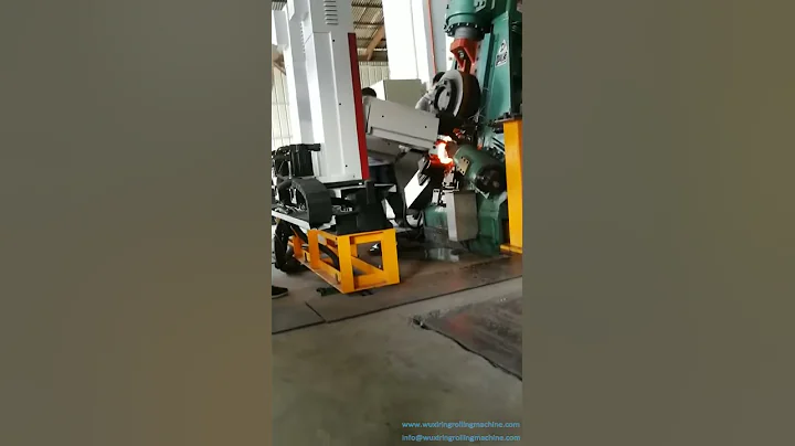 Fully Automatic Ring Rolling Line Working
