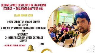 How can setup Apache Server In Eclipse  | Create Dynamic Registration Form Using JSP & Servlet