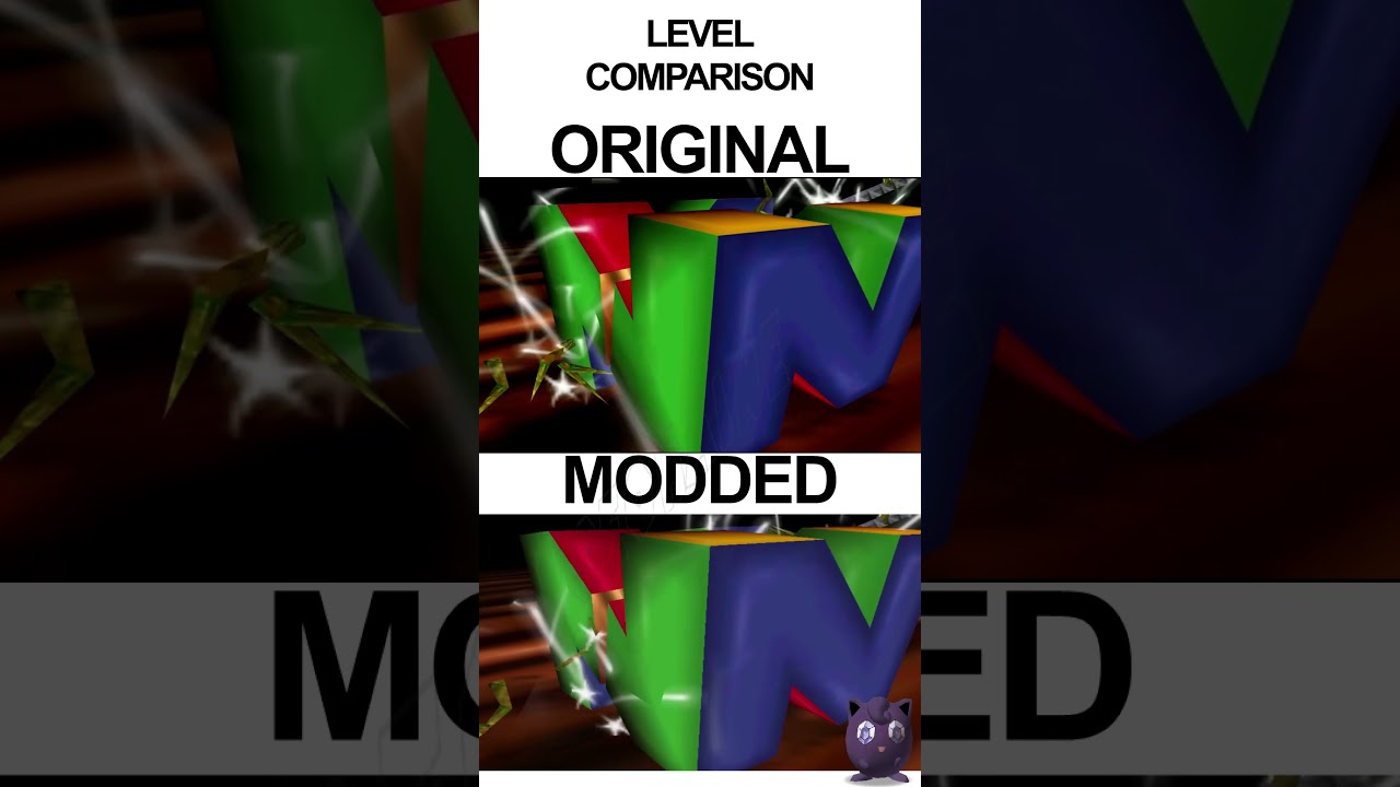 conker bad fur day - original vs modded comparison 1 