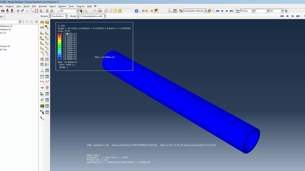 Difference of Hoop Stress between ANSYS and ABAQUS - YouTube