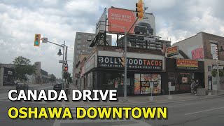 [4K]  Oshawa Drive  Scenic Drive of Downtown Oshawa, Ontario Canada