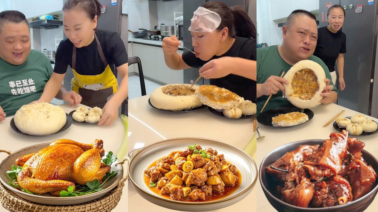 愚蠢老公偷包子被我發現，我要報復回去，他看到包子皮後哭了！【胖嫂美食】