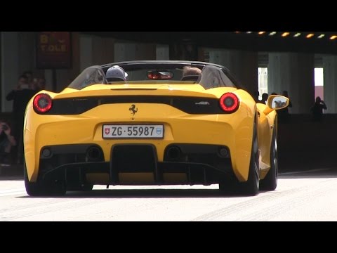 YELLOW Ferrari 458 Speciale Aperta In Monaco | PERFECT COLOR!