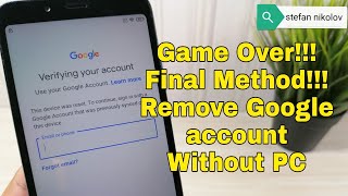 Final Method!!! Xiaomi Redmi 7A /M1903C3EG/, Remove Google Account, Bypass FRP. Without PC!!!
