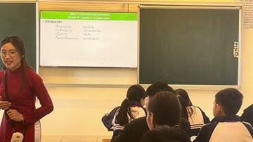 Thi GV giỏi tỉnh môn Tiếng Anh Lớp 8 UNIT 7- A closer Look 1 -GV Nguyễn Vân Trang  THCS Đoàn Thượng