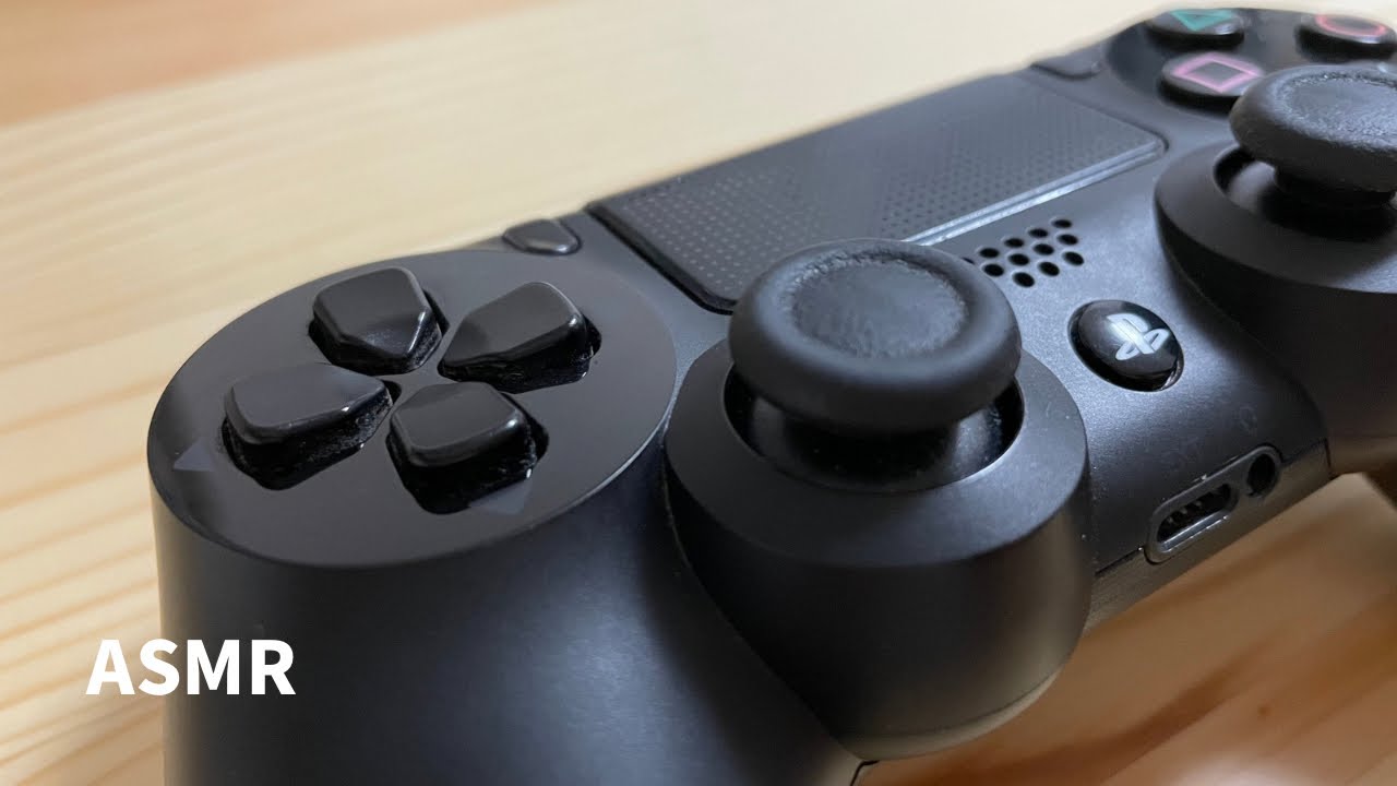 【ASMR｜音フェチ】PS4 DUALSHOCK4コントローラーの音。Controller Sounds