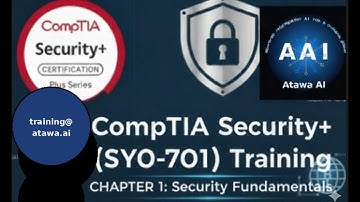 Security Fundamentals – CompTIA Security+ SY0 701 Training  Chapter 1