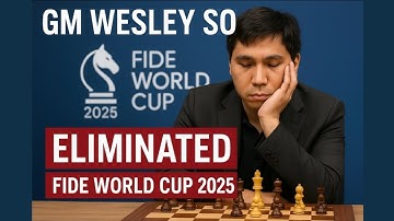 Wesley So RESIGNS in a Drawn Position! | FIDE World Cup 2025 Shock Exit