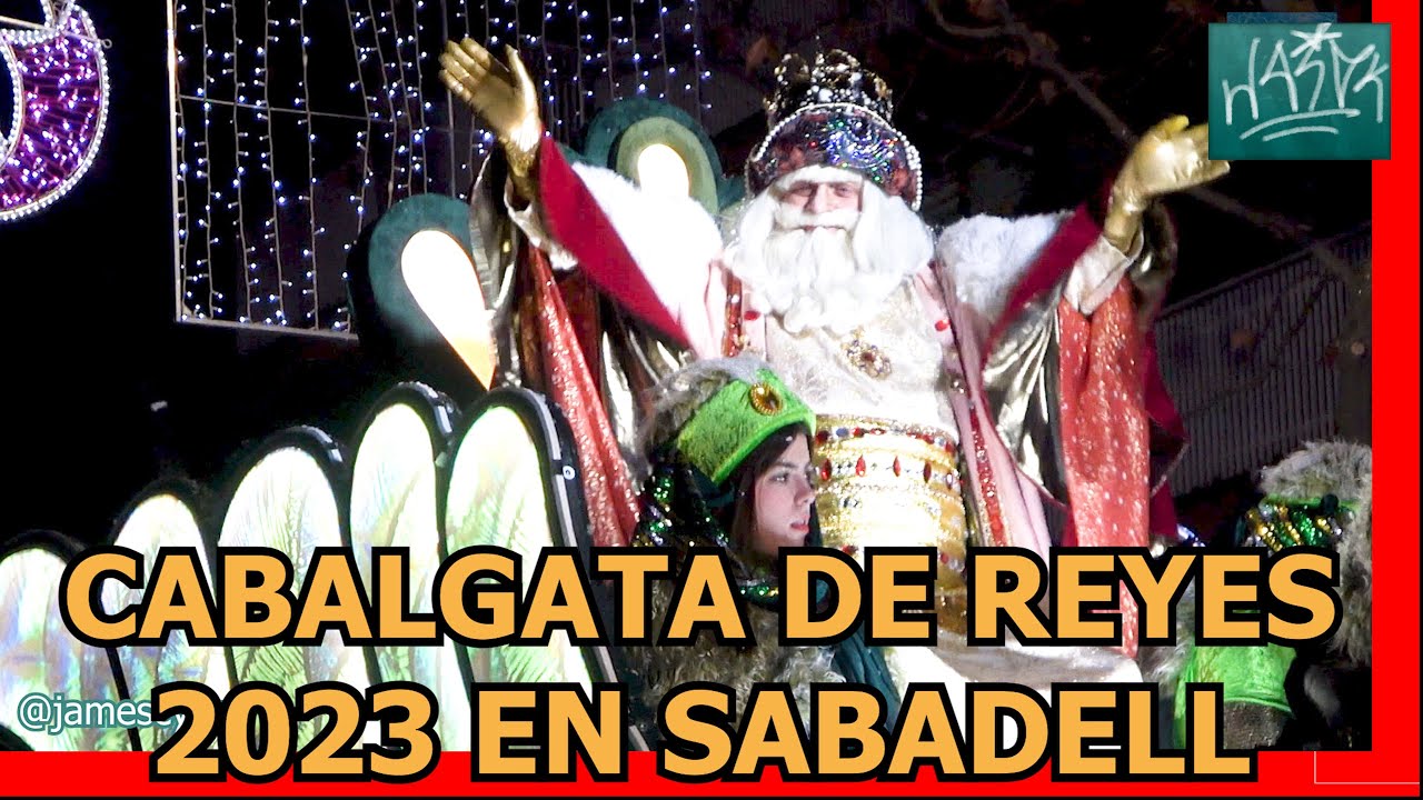 Cabalgata de los Reyes Magos en Sabadell 2023