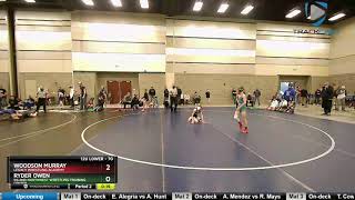 12U Boys 70 Ryder Owen Inland Northwest Wrestling Training Center Vs Woodson Murray Legacy Wrestli
