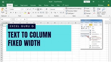 Super Topic- Text to column -Fixed Width | Split Cells in Excel Using Fixed Width Option