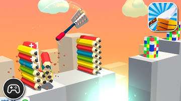 Slice It All - Gameplay Walkthrough Part 90 - Casual Game Levels 413-415 (iOS, Android)