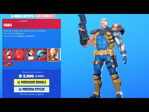 Fortnite terá skins inspiradas na X-Force, da Marvel