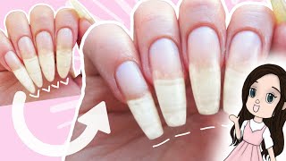 How To Shape And File Ballerina Nails /Coffin Nails On Natural Nails! Step By Step Guide
