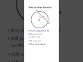 Solve This IGCSE Circle Exam-Style Question in Seconds #calculus #gcse #highschoolmath #OLevelmath