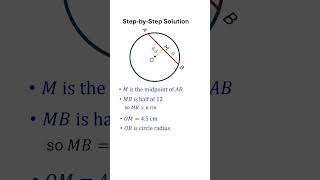 Solve This IGCSE Circle Exam-Style Question in Seconds #calculus #gcse #highschoolmath #OLevelmath