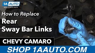 How to Replace Rear Sway Bar Links 10-15 Chevy Camaro