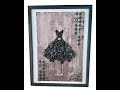 Create a Little Black Dress Wall Piece That Screams Audrey Hepburn