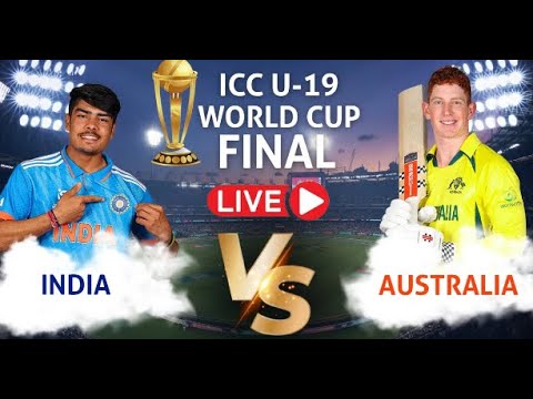 Live Ind vs Aus Under 19 || AUS U19 vs IND U19 Final, U19 WC 2024 @CRICSPORTS7 @GDsHighlights