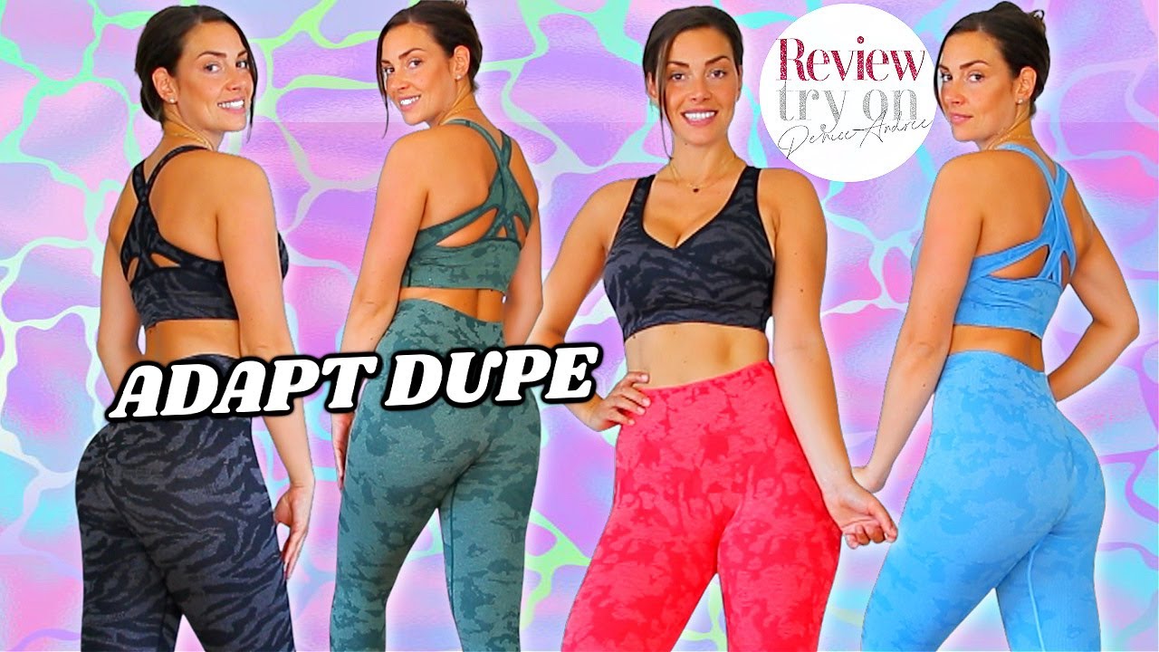 GYMSHARK ADAPT DUPE Seamless set Try on Haul #Aliexpress 