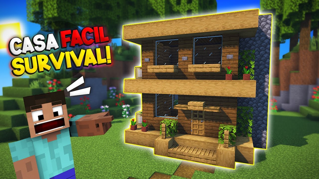 🏡👉🏻 Descubre ésta CASA SENCILLA para SURVIVAL en MINECRAFT, 🏡👉🏻  Descubre ésta CASA SENCILLA para SURVIVAL en MINECRAFT, By Artickraft